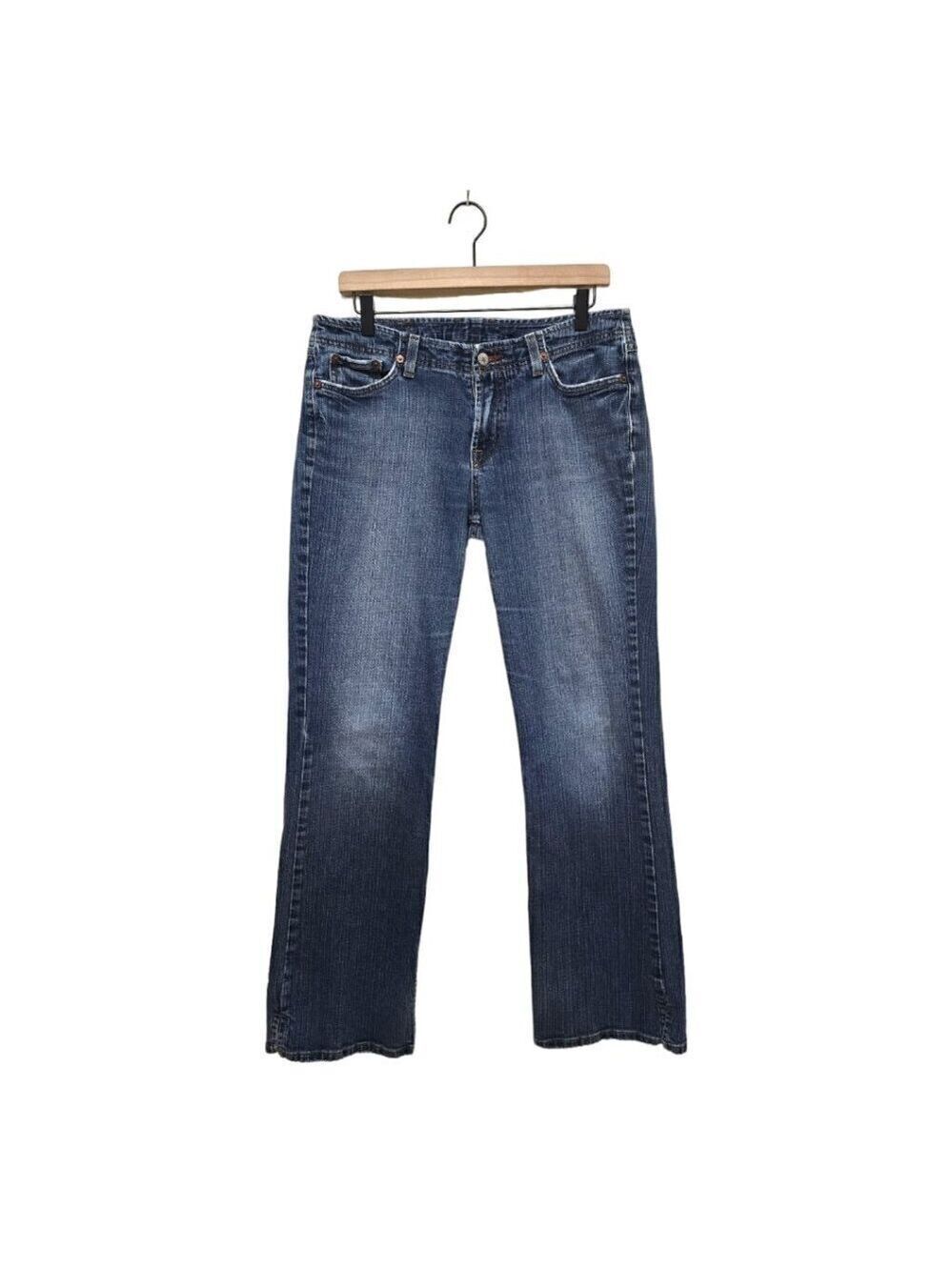 Lucky Brand Dungarees Vintage 90s Straight Leg Regular Fit Wonder Jean Sz 8